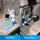 Auto Organizer Kinder/Autoorganisator Rücksitz Kinder/Autositzschoner Rückenlehne Kinder Rücksitz Organizer All in One Lösung mit Auto Mülleimer Autositz Organizer