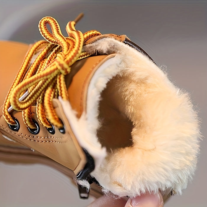 Rebolet | Wasserfeste Fleece-Winterstiefel für Jungen – Mit Warmfutter & Profilsohle