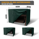 Kronenburg Schutzhülle Hollywoodschaukel Abdeckung für 3-4 Sitzer wasserdicht in grün- Abdeckplane Gartenschaukel 150 x 210 x 150 cm