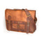 Leather Lane 'Samuel' Schultertasche Echtes Leder 16 Zoll Messenger Bag Vintage Aktentasche Business Tasche Unitasche Laptoptasche Umhängetasche Naturleder Braun