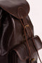 LEABAGS Leder Rucksack Damen & Herren I Echtleder Premium Daypack I Eleganter Backpack Frauen & Männer I Lederrucksack I Größe L I Vintage Cognac