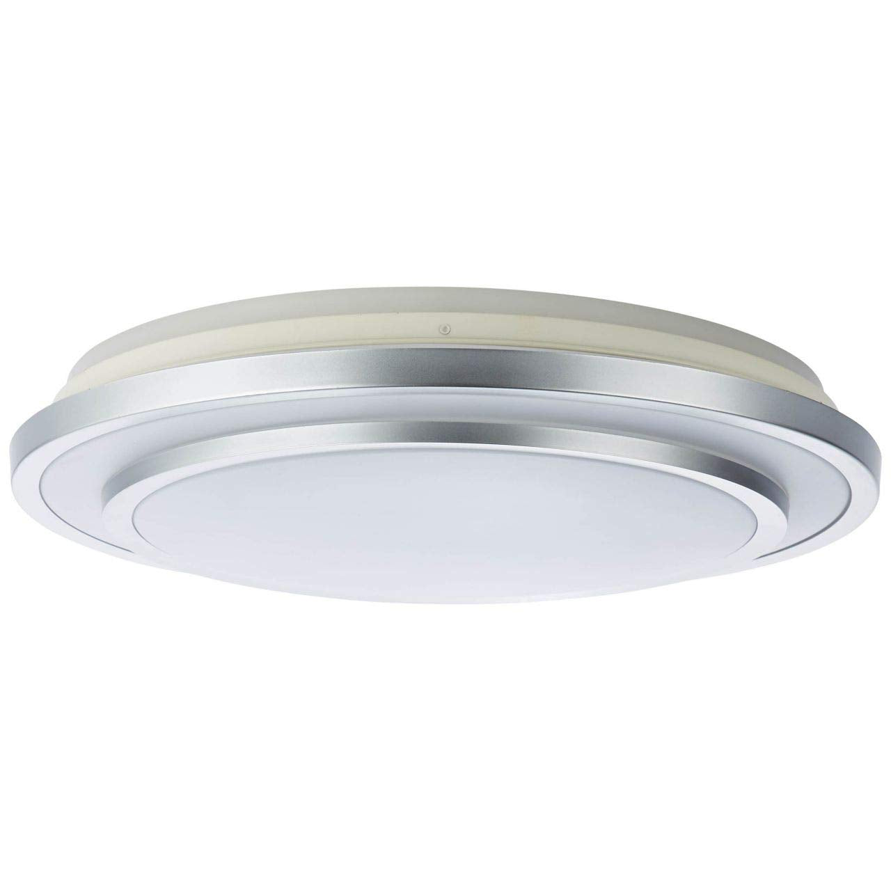 Brilliant Lampe Vilma LED Deckenleuchte 52cm weiß-silber | 1x 32W LED integriert, (3125lm, 3000-6000K) | Stufenlos dimmbar