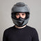 Westt Klapphelm Flip up Motorradhelm Integralhelm Herren Damen mit verstärktem Kinnschutz Chopper Moped Mofa Roller Modular Helm Motorrad mit ECE DOT Zertifizierung, grau, S (53-54 cm)