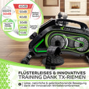 Tretmann Pedaltrainer PRO Set - extra Leise & gelenkschonend - ink. Befestigungsband -DEKRA Geprüft- Beintrainer für Senioren Heimtrainer Mini Bike