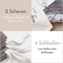 Großes Hochzeitsherz zum Ausschneiden 240x180 cm | Hochzeitslaken klimaneutral mit echtem Fotodruck | Das Laken mit Herz für deine Hochzeit inkl. 2 Scheren von D&D Living®