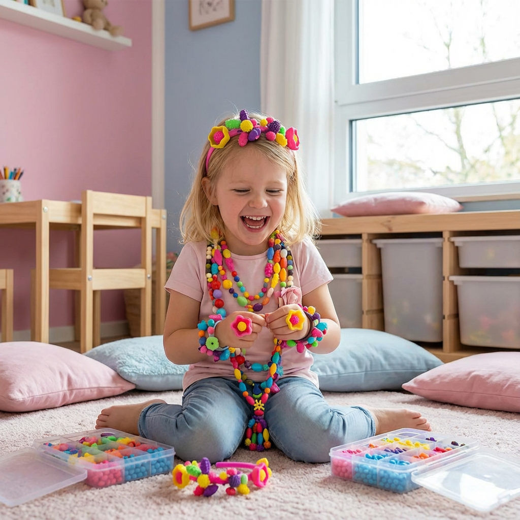 Rebolet | Kinder Schmuck Spielsteine Kreativ Set