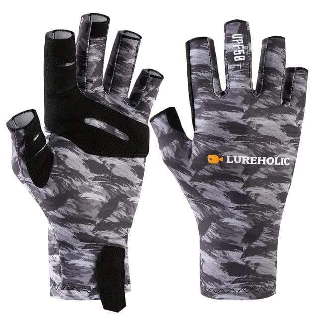 Rutschfeste Angelhandschuhe mit offenen Fingern