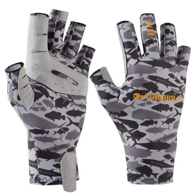 Rutschfeste Angelhandschuhe mit offenen Fingern