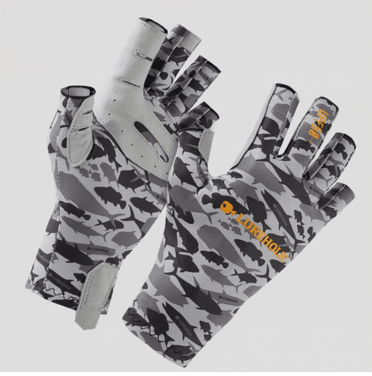 Rutschfeste Angelhandschuhe mit offenen Fingern