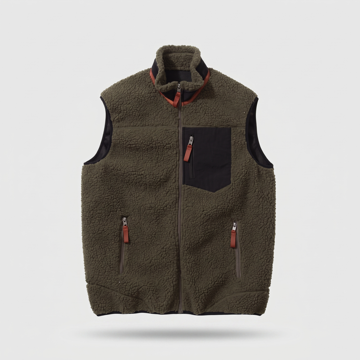 Herren Sherpa-Fleeceweste – isolierter Bodywarmer