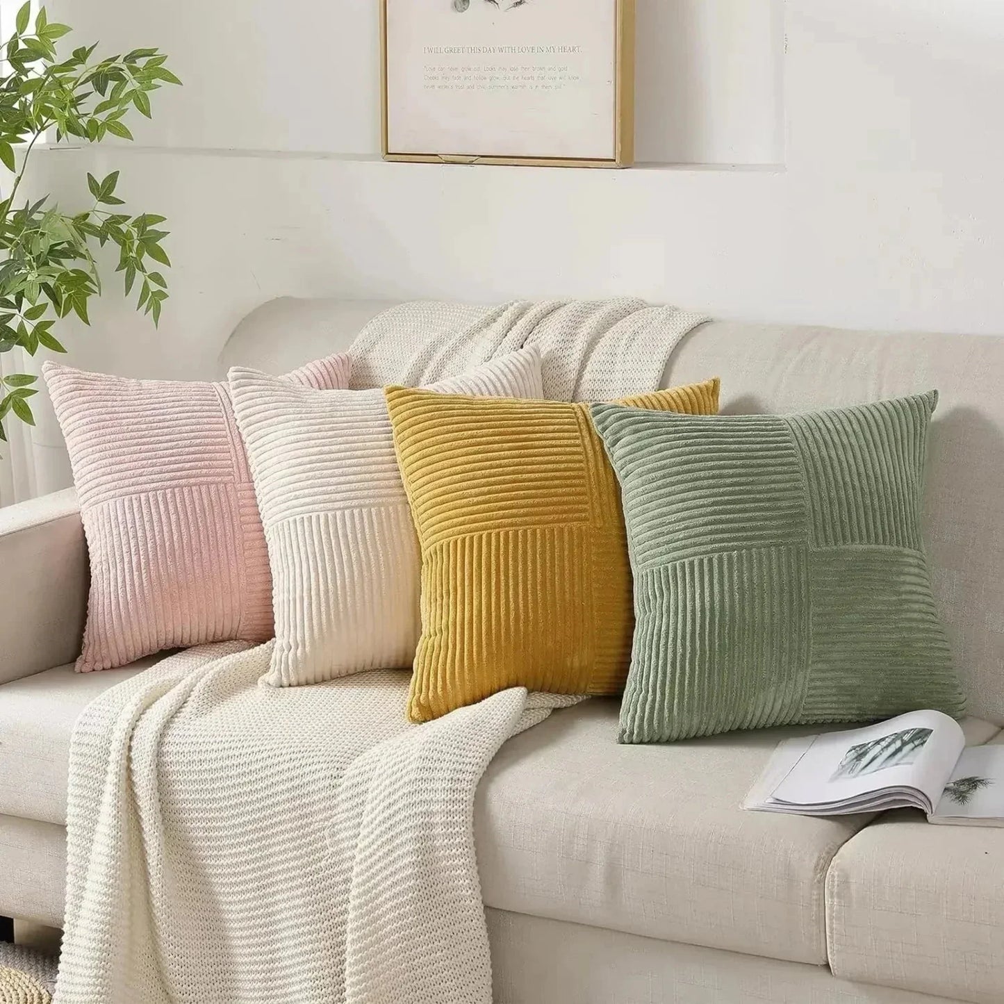 Rebolet | Luxus-Kissenbezüge aus Samt - weich und luxuriös für Sofa und Bett