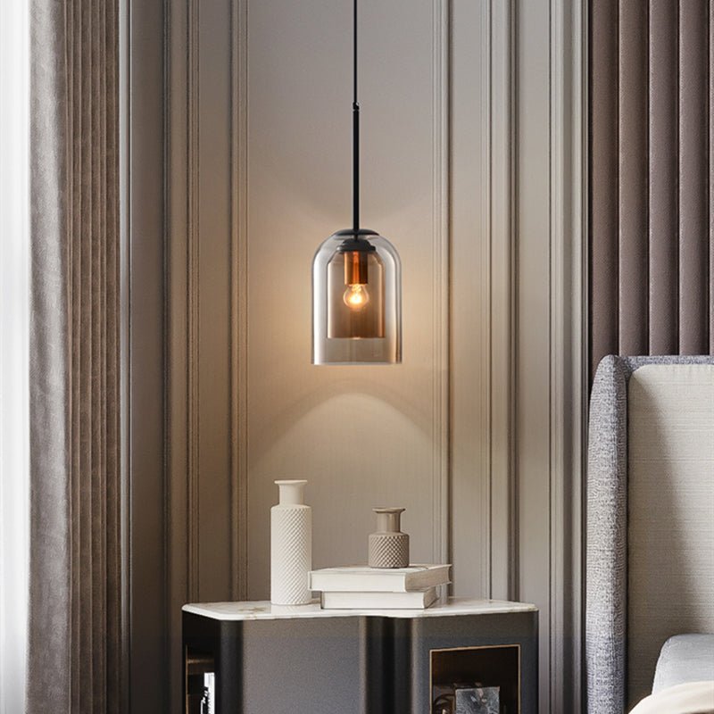 Rebolet | LumoVista – Pendelleuchte Doppelglas modern für Wohn- & Esszimmer