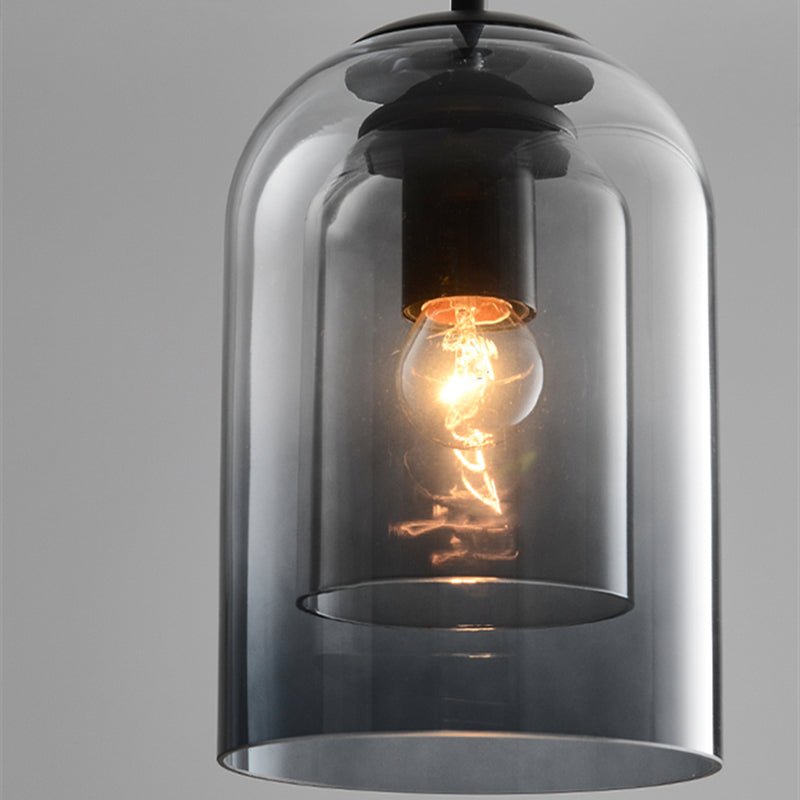 Rebolet | LumoVista – Pendelleuchte Doppelglas modern für Wohn- & Esszimmer