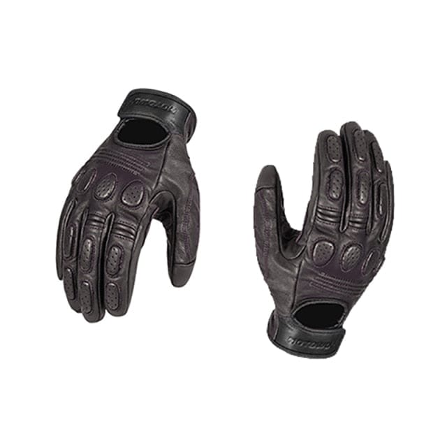 Retro-Motorradhandschuhe aus Schafsleder