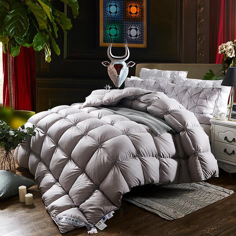 Rebolet | PlumeLux – Winter Bettdecke 100% Gänsedaunen gesteppt – Warm & Luxuriös