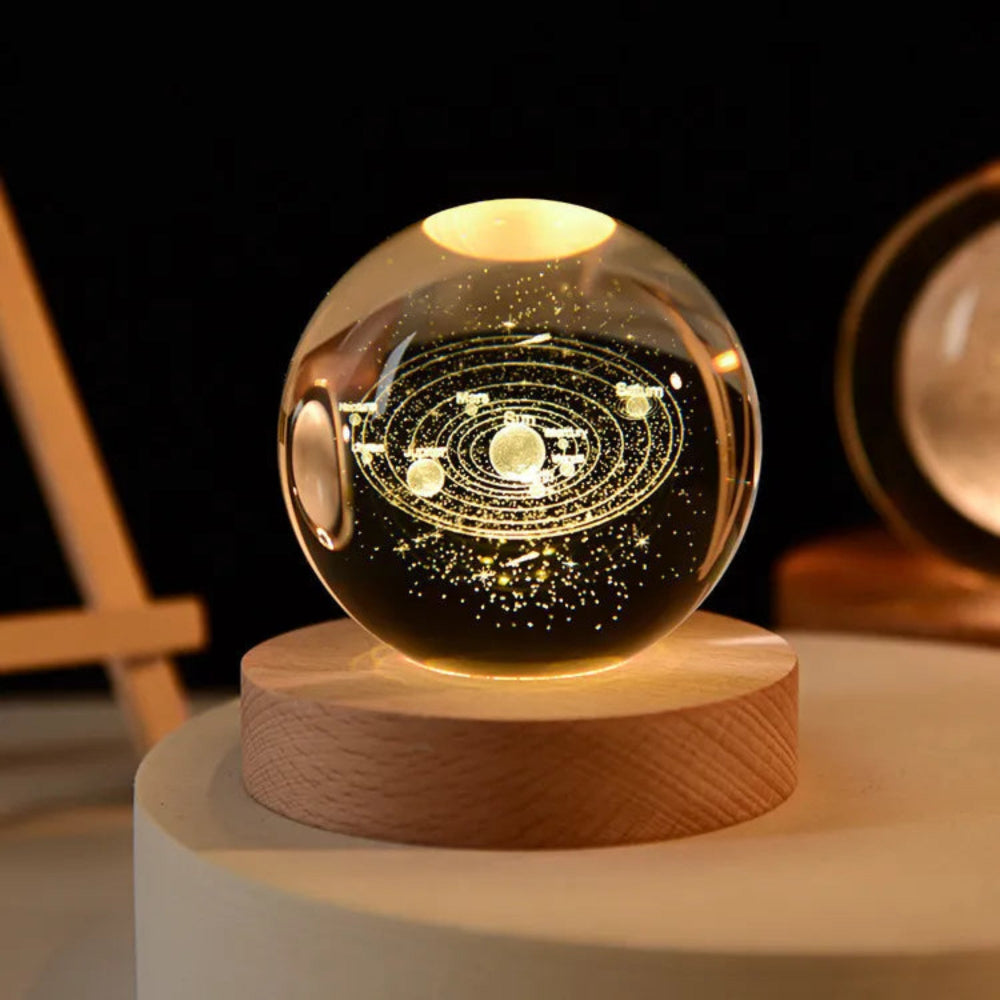 Rebolet | 3D-gravierte Universum-Lampe - Kosmisches Licht für Ihren Raum
