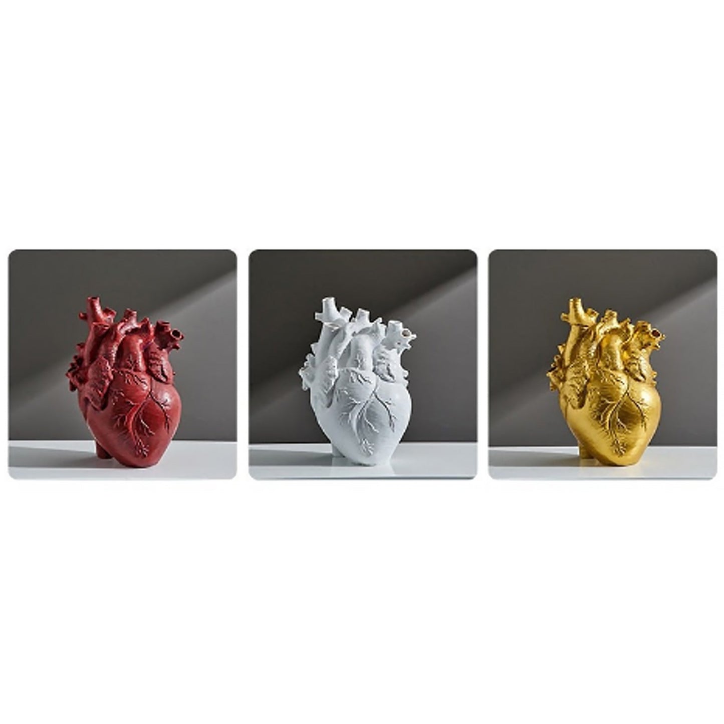 Rebolet| Herz Trocken Pflanzen Kunst Vase