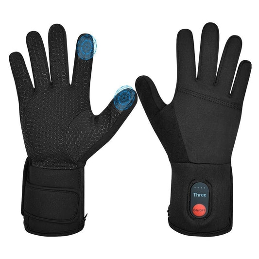 Beheizbare Winterhandschuhe mit Touchscreen-Fingerspitzen und Akkubetrieb
