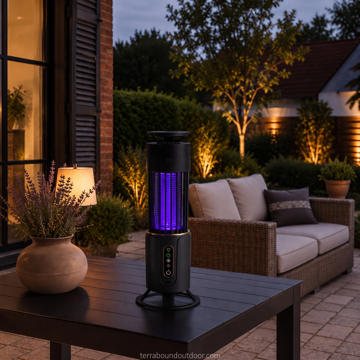 UV-Insektenvernichter-Lampe – wiederaufladbarer Insektenkiller und Mückenfalle