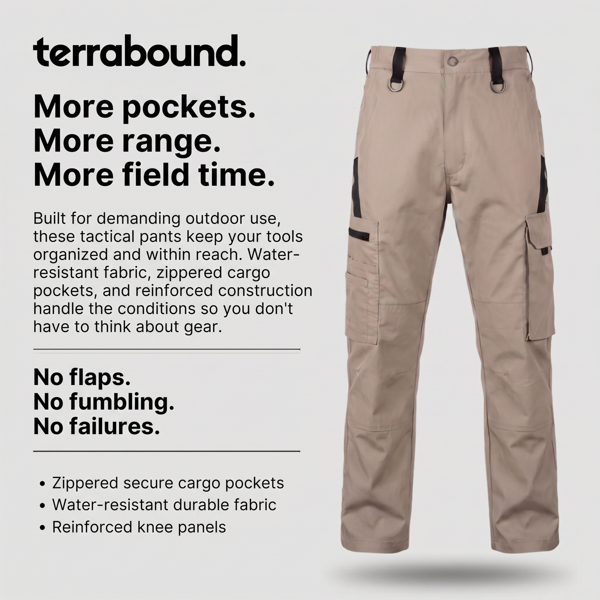 Herren wasserabweisende Cargohose – Tactical-Hose zum Jagen und Angeln