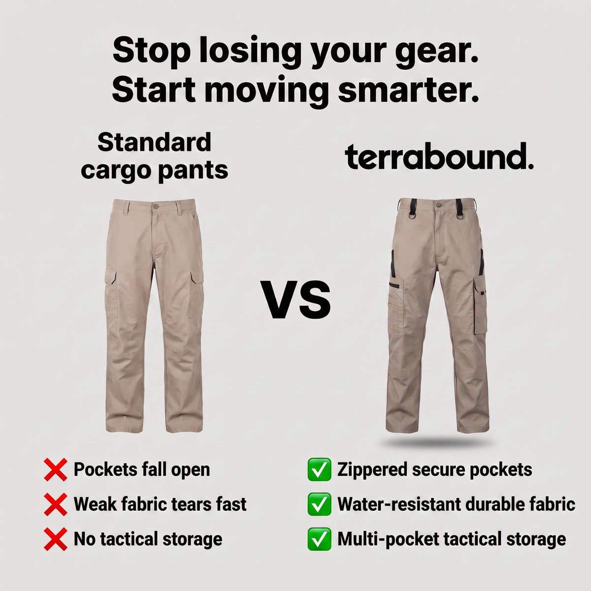 Herren wasserabweisende Cargohose – Tactical-Hose zum Jagen und Angeln