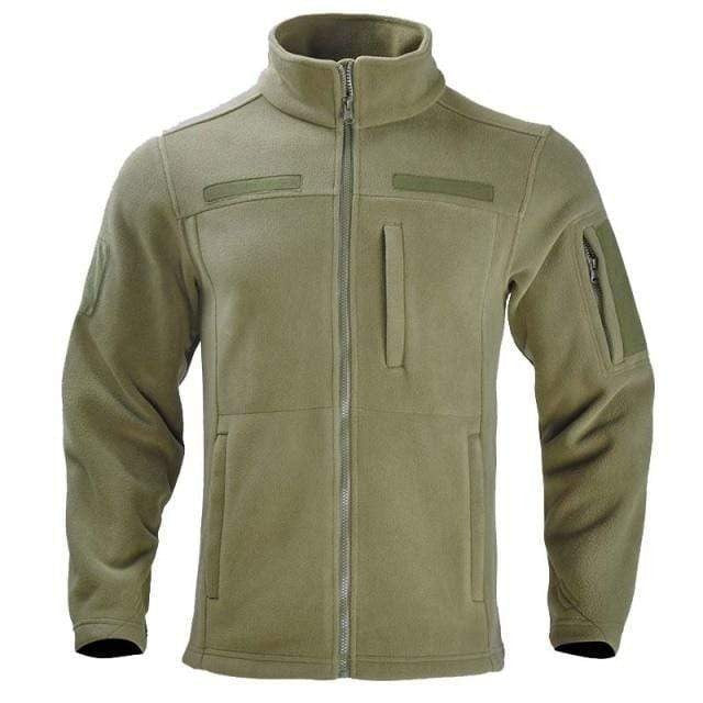 Tactical-Windbreaker mit Wollfutter