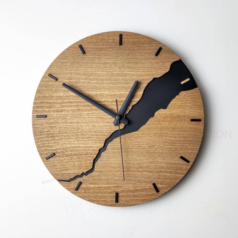 Rebolet | Luxus Holz Wanduhr – Nuvoro