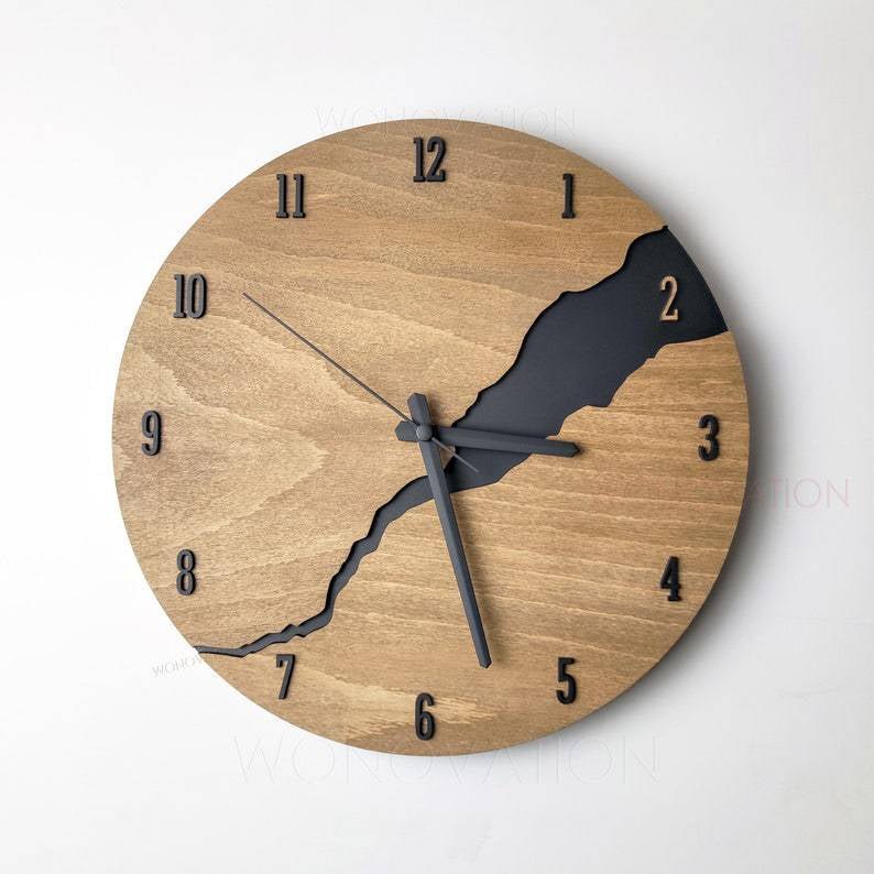 Rebolet | Luxus Holz Wanduhr – Nuvoro
