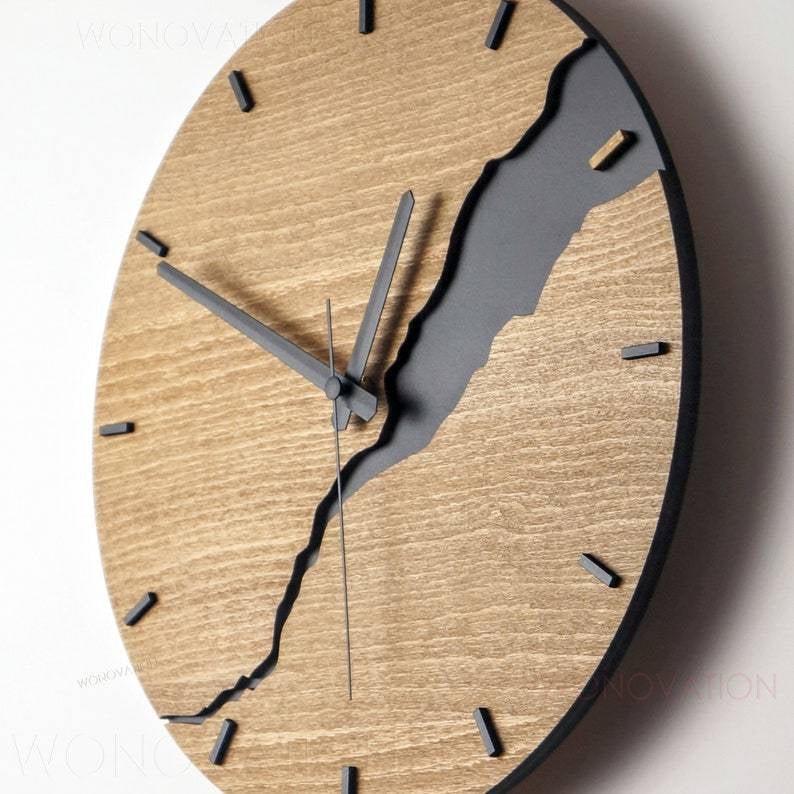 Rebolet | Luxus Holz Wanduhr – Nuvoro