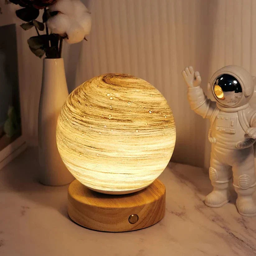 Rebolet | LunaGlow - Kunstvolle dimmbare USB-Mondlampe