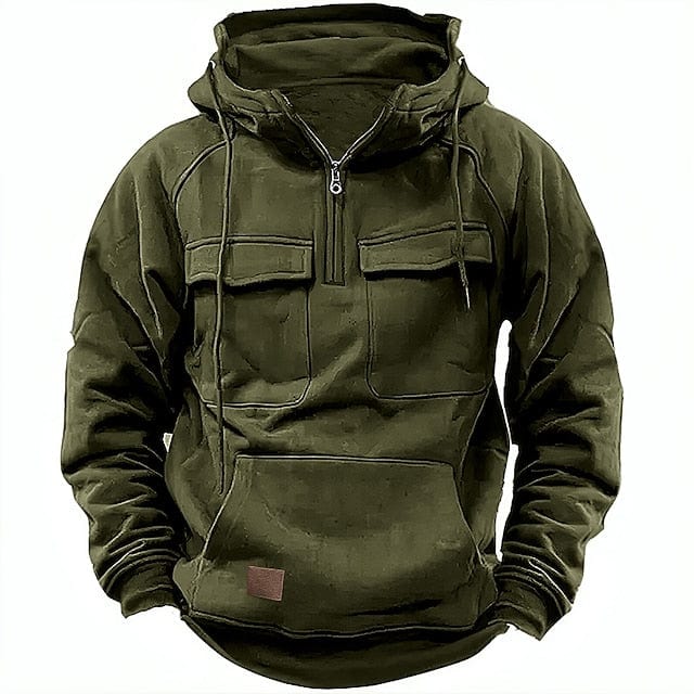 Rebolet | Nordberg – Herren Winter Hoodie mit Fleecefutter und Kapuze