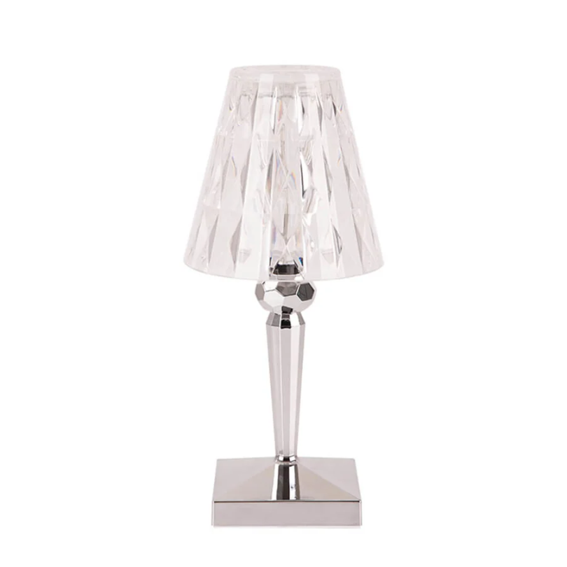 Rebolet | LumiVera – Kristall Tischlampe dekorativ modern warmweiß Licht E27