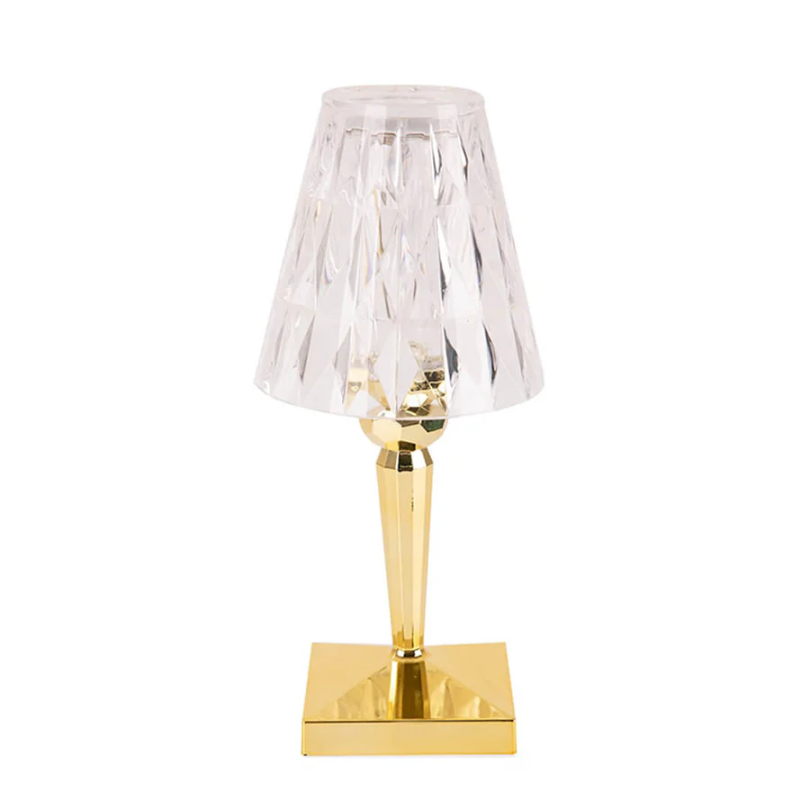Rebolet | LumiVera – Kristall Tischlampe dekorativ modern warmweiß Licht E27
