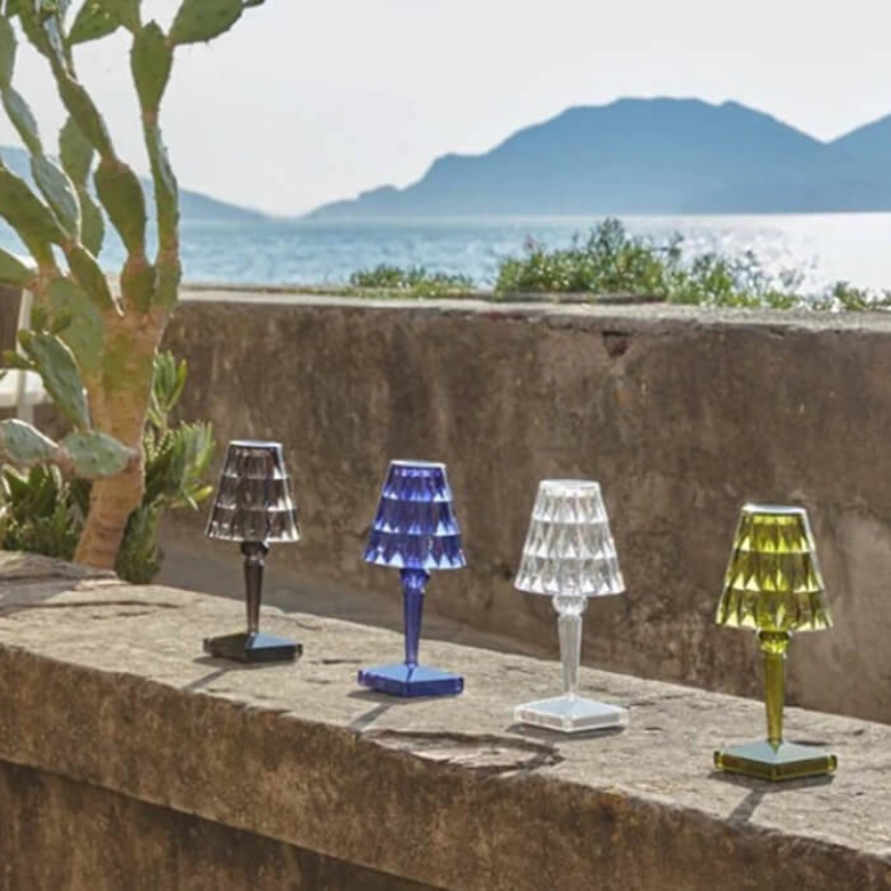 Rebolet | LumiVera – Kristall Tischlampe dekorativ modern warmweiß Licht E27
