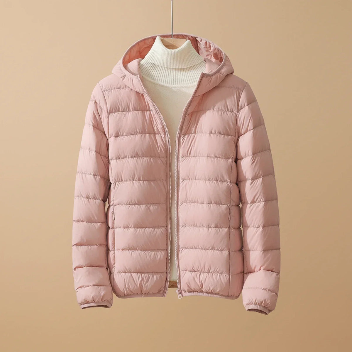 Leichte Steppjacke mit Kapuze für Damen