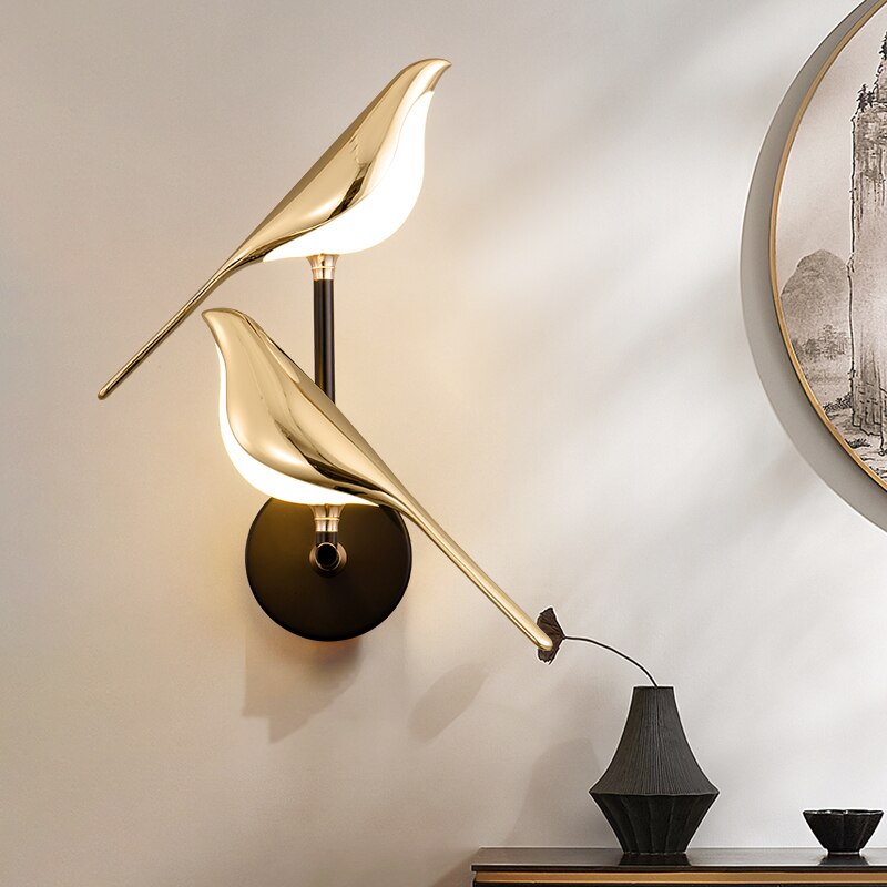 Rebolet | Moderne Vogel Wandlampe - AviaryGlow
