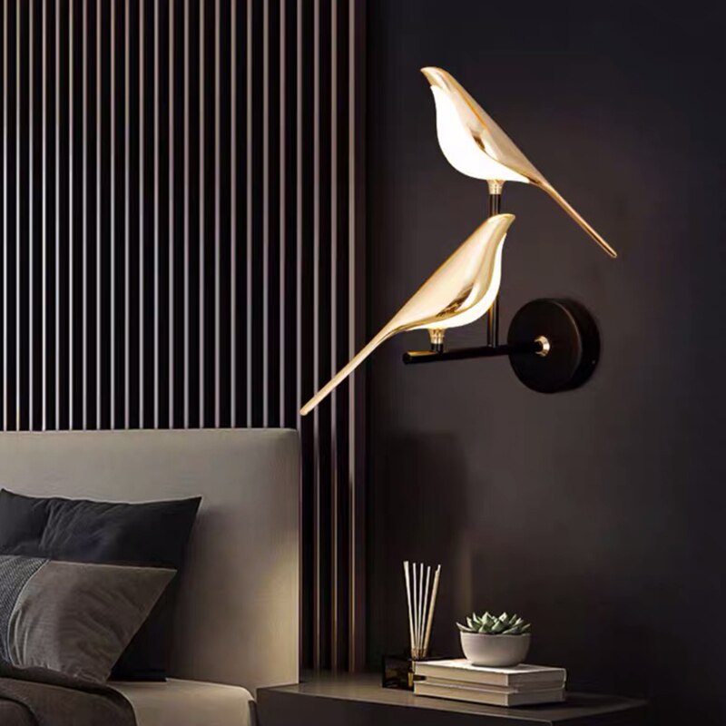 Rebolet | Moderne Vogel Wandlampe - AviaryGlow