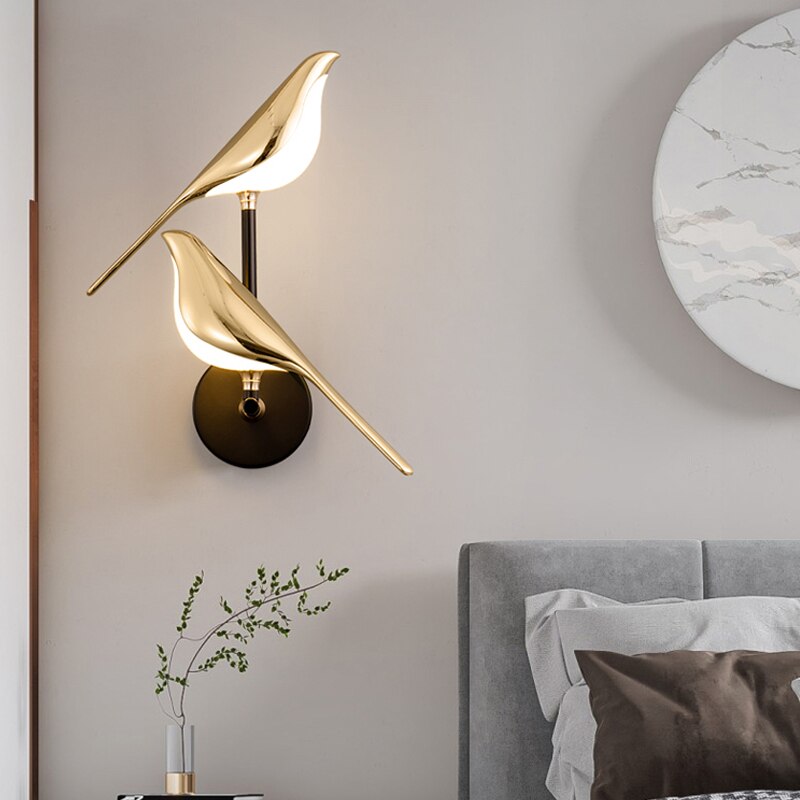 Rebolet | Moderne Vogel Wandlampe - AviaryGlow