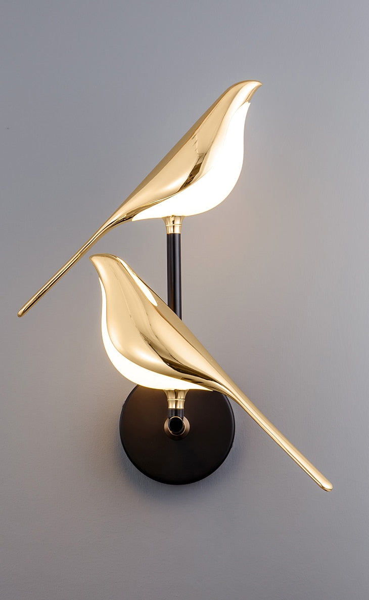 Rebolet | Moderne Vogel Wandlampe - AviaryGlow
