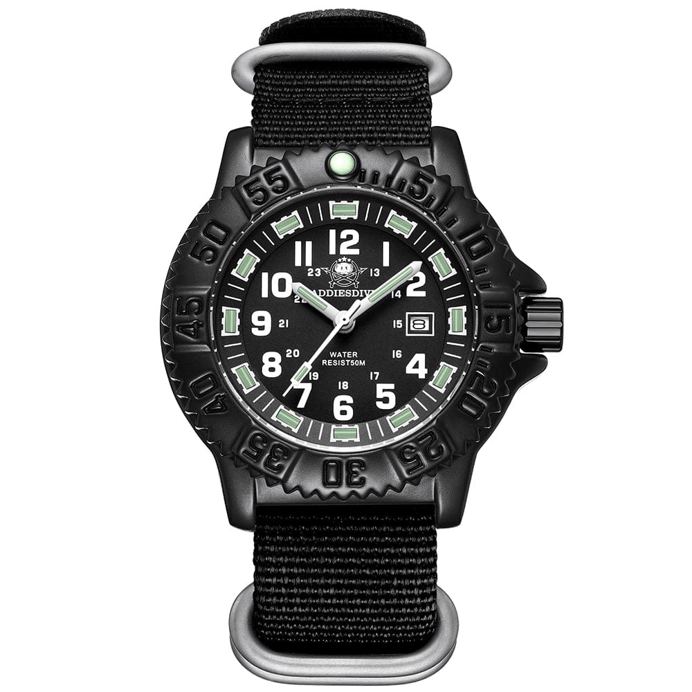 Militär-Armbanduhr mit NATO-Nylonarmband