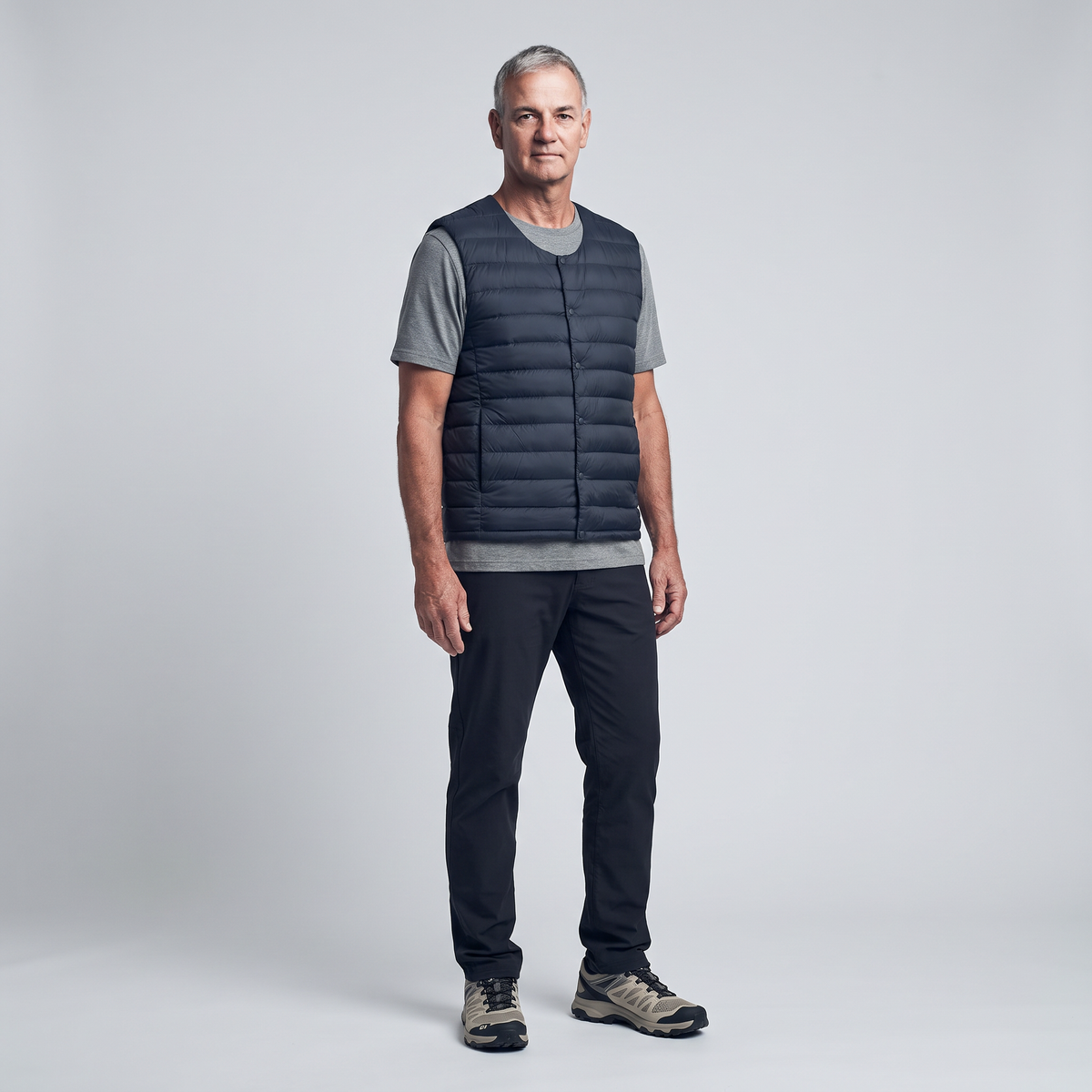 Herren Weste leicht – daunengefüllter Bodywarmer