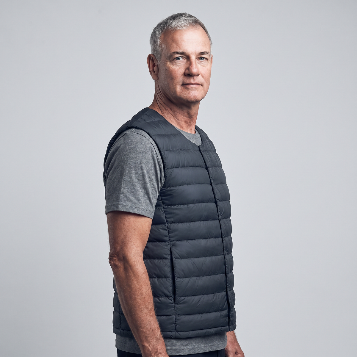 Herren Weste leicht – daunengefüllter Bodywarmer