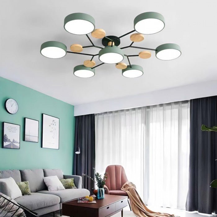 Rebolet| Skandinavische LED Deckenleuchte | Verzweigtes Modernes Lichtdesign