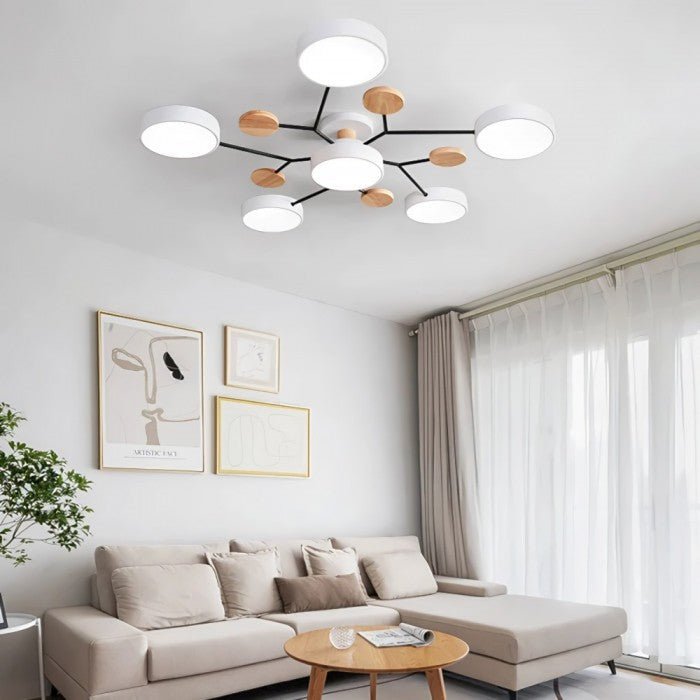 Rebolet| Skandinavische LED Deckenleuchte | Verzweigtes Modernes Lichtdesign