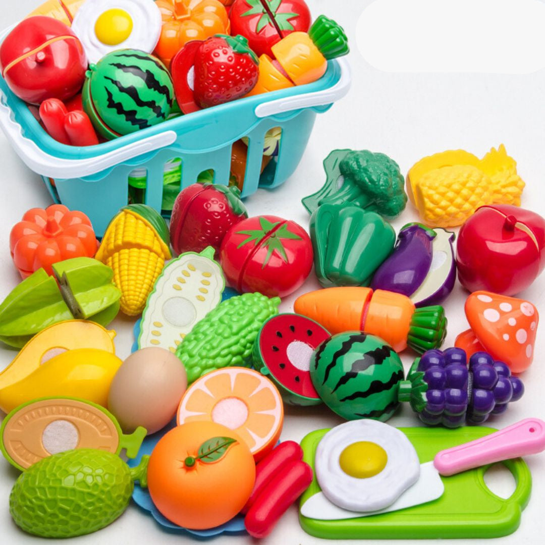 Rebolet | Obst & Gemüse Schneide Spielset für Kinder