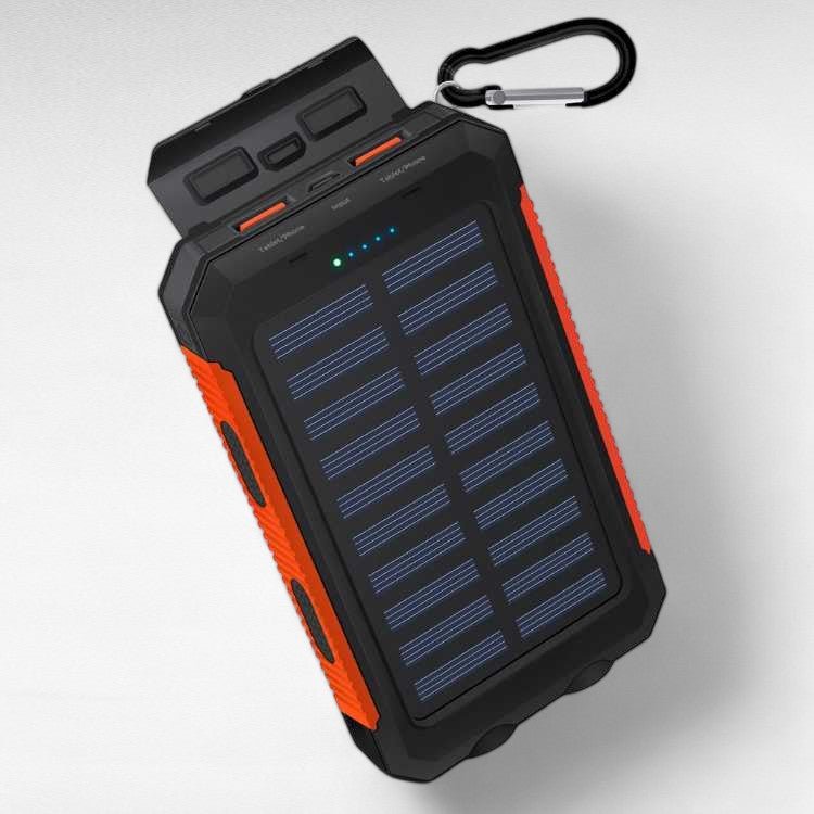 Solar Power Bank, wasserdicht, tragbares Ladegerät