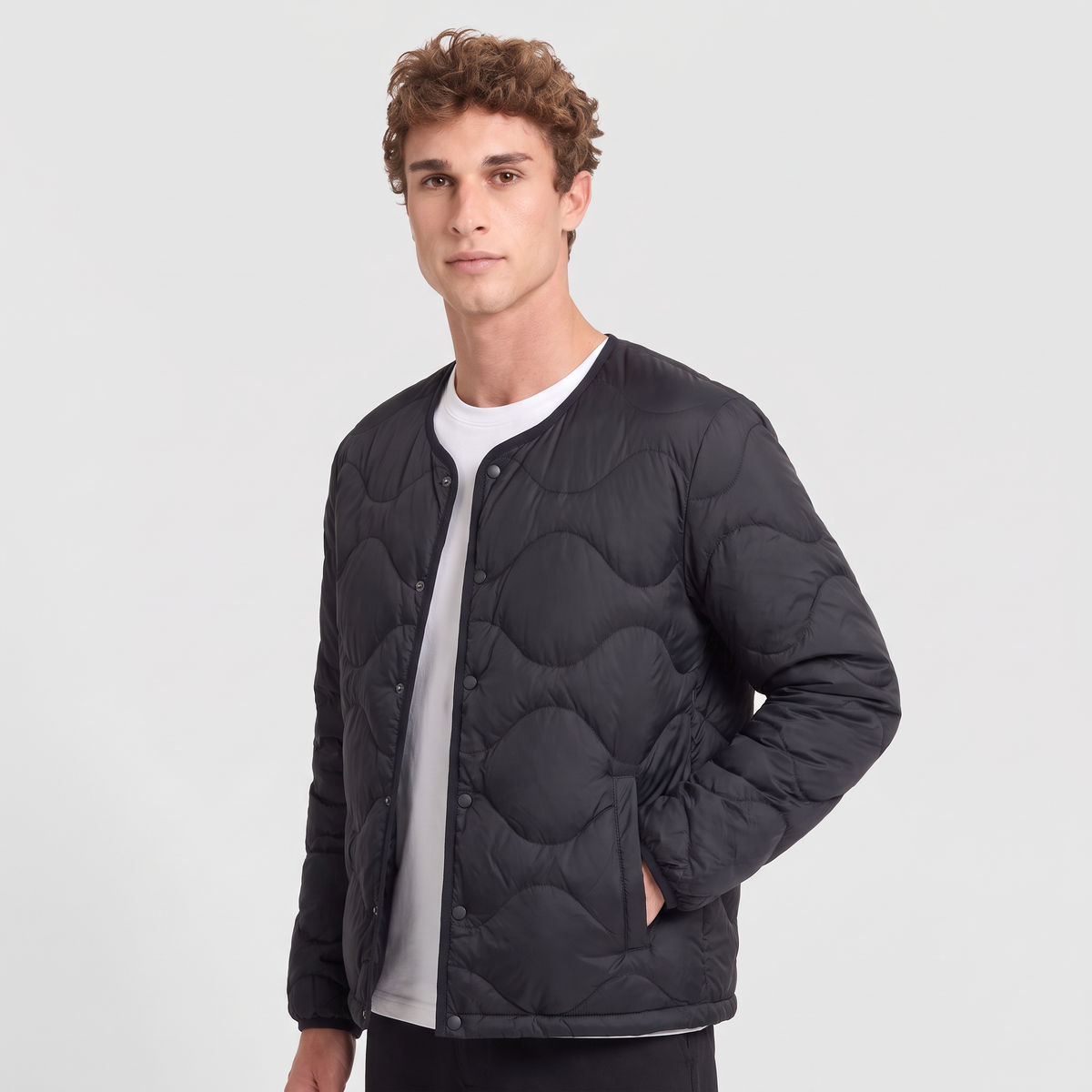 Herren Steppjacke leicht – gesteppte Daunenjacke zum Layern