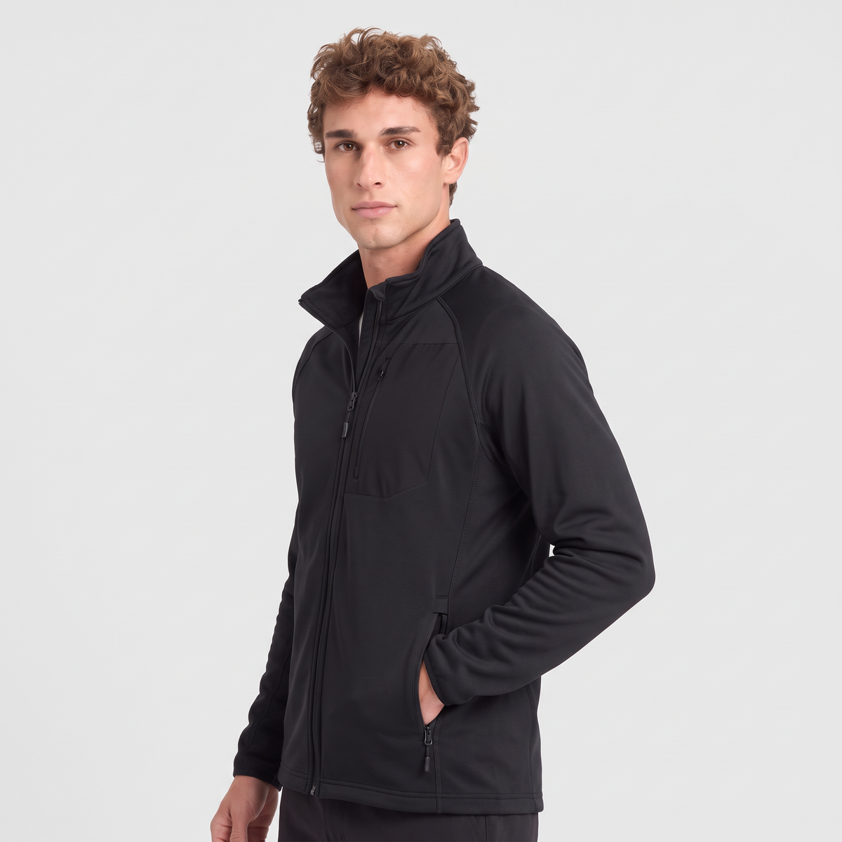 Herren Fleecejacke leicht – Zip-Fleece zum Wandern