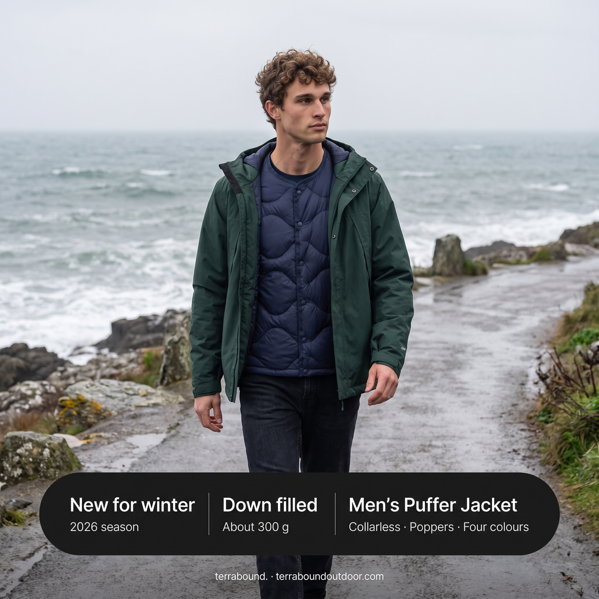 Herren Steppjacke leicht – gesteppte Daunenjacke zum Layern