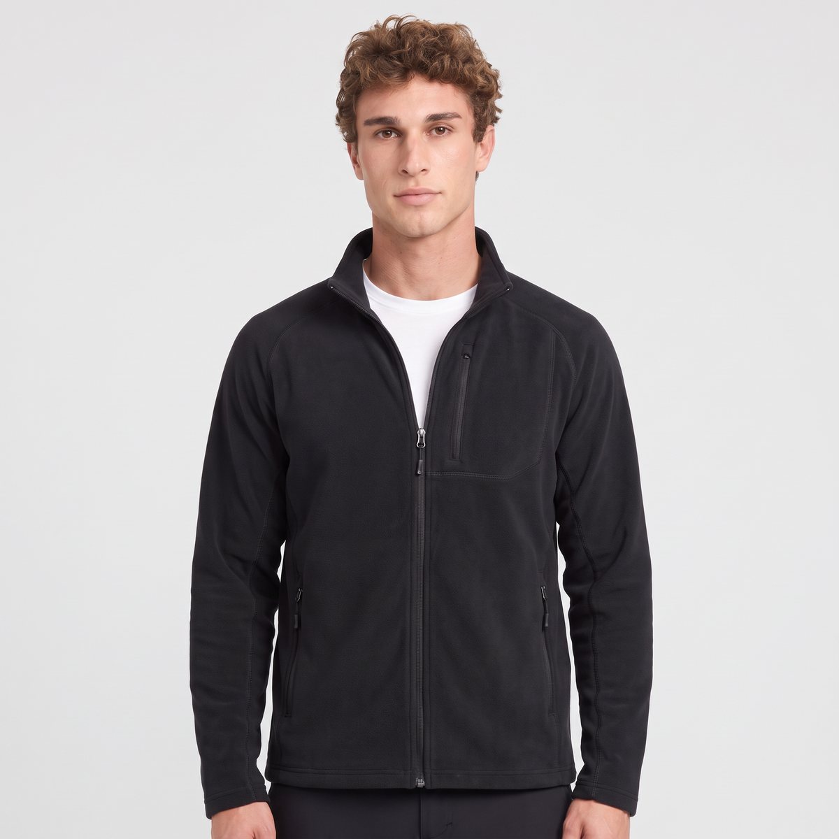 Herren Fleecejacke leicht – Zip-Fleece zum Wandern